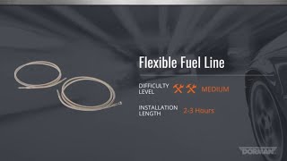 Oe Fix Flexible Stainless Steel Fuel Line Installation By Dorman Products