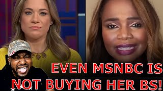 Karine Jean Pierre STUNNED INTO PULLING RACE CARD On MSNBC CONFRONTING Her On Apology For Biden LIES