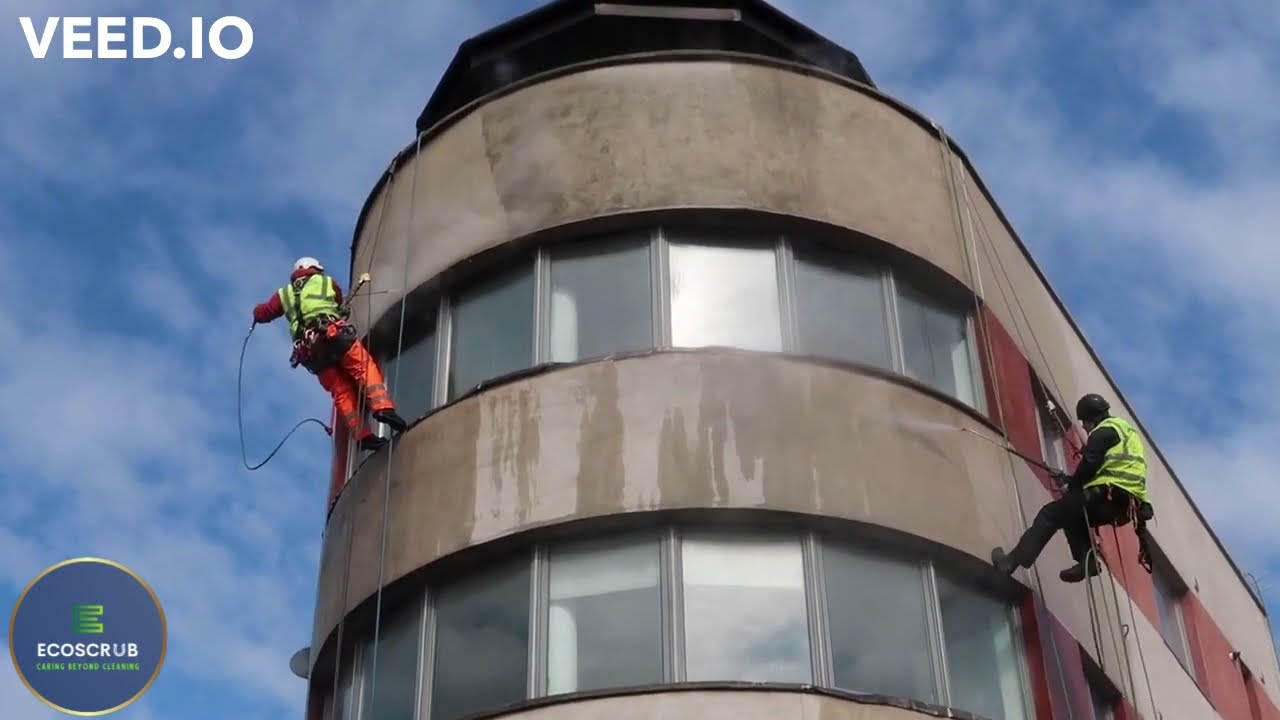 Commercial Building Facade Cleaning