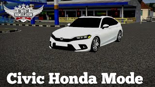 Civic Honda Mode Bus simulator Indonesia | Mr AGK Gaming screenshot 3