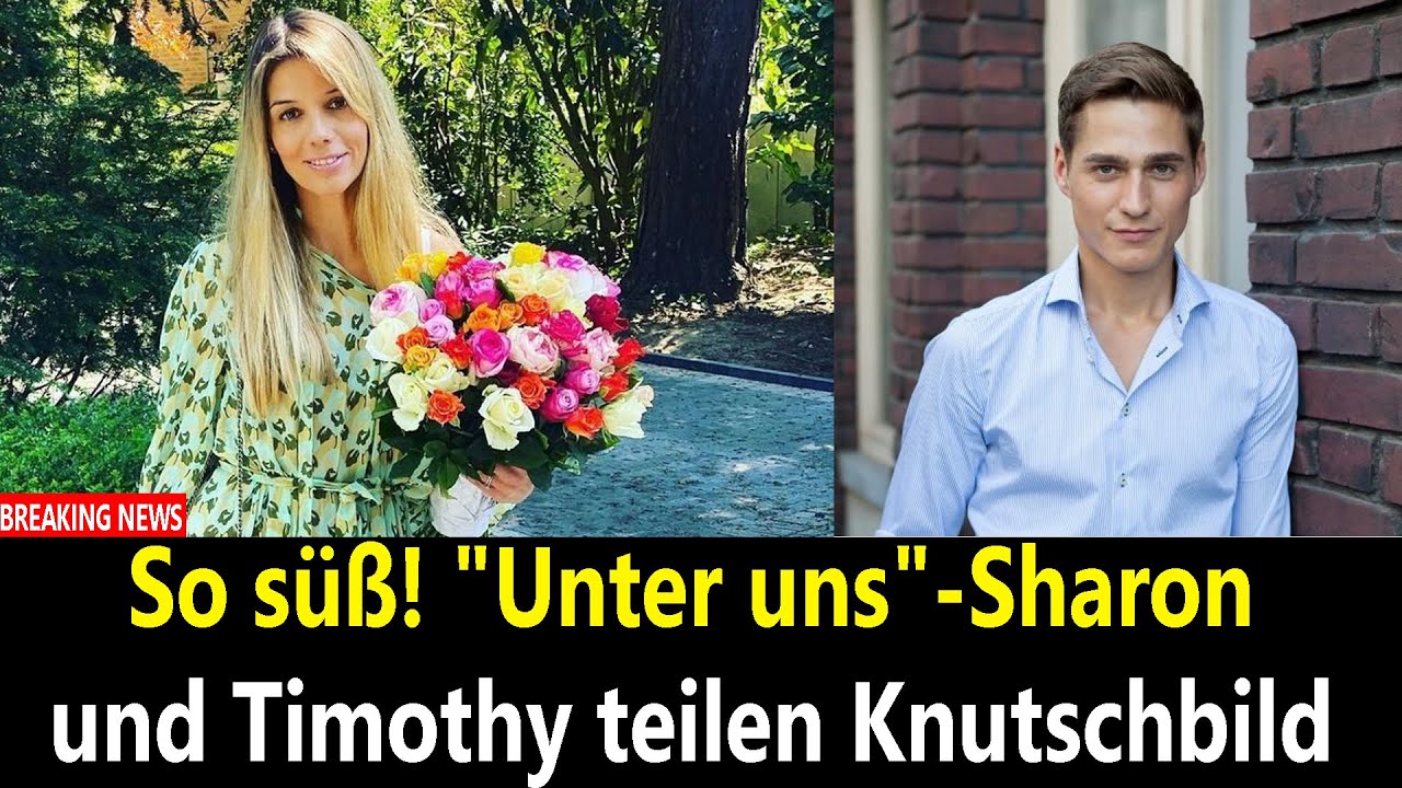 So süß! "Unter uns"-Sharon und Timothy teilen Knutschbild