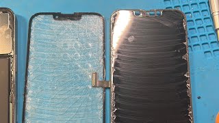iPhone 14 plus apple oem screen glass refurbished replace front glass for under 10$