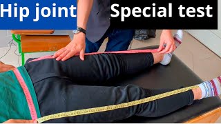 Hip joint special test(فحص مفصل الورك ) screenshot 3