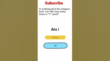 in writing all of the integers from 1 to 199, how many times 1 is used || brain out level 120 #shots