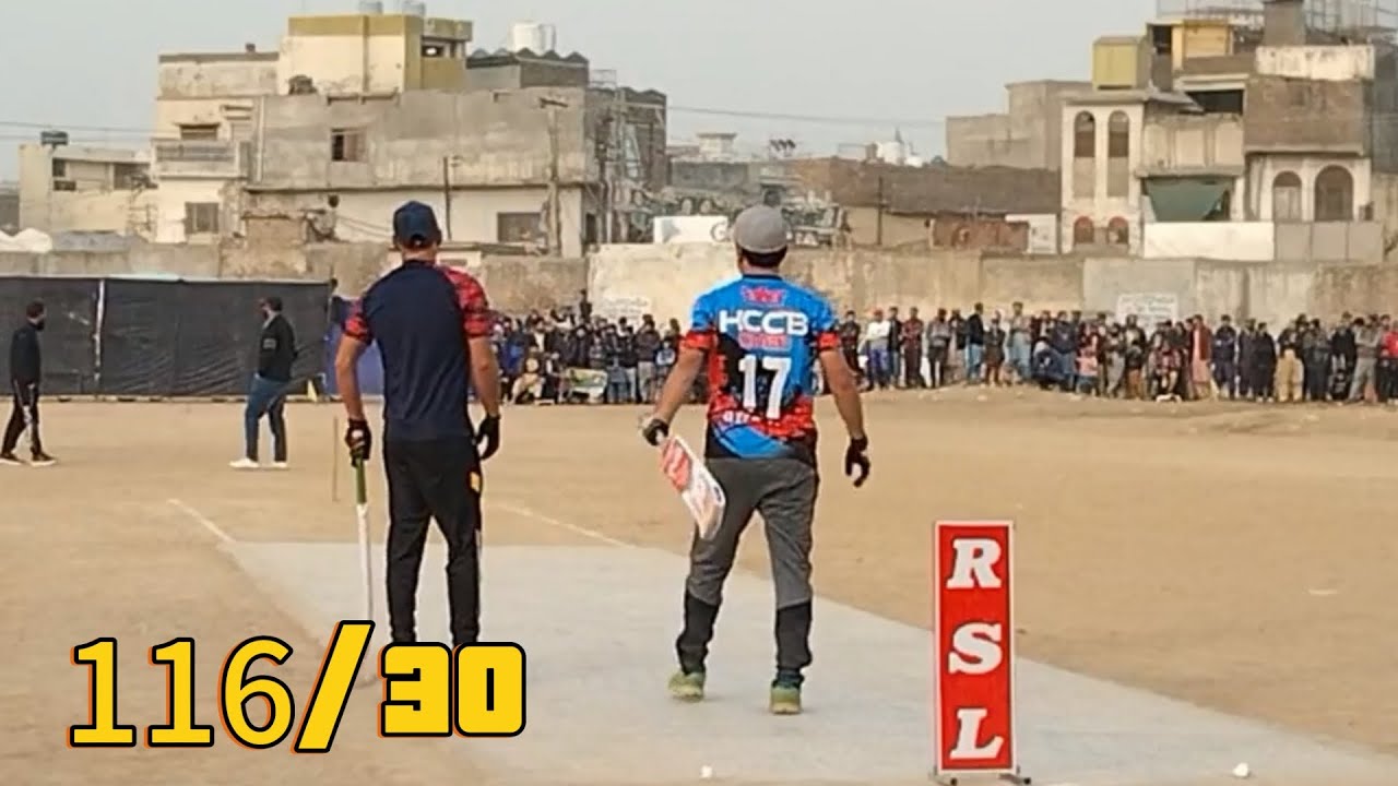 Big match RSL 2024 | Need 116 Runs 30 Balls Ahsan Chitta Ali Chota ...