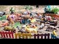 Learn Animals Names With Animals Toys Elephant Tiger Cow Lion for Children | Anak Baik