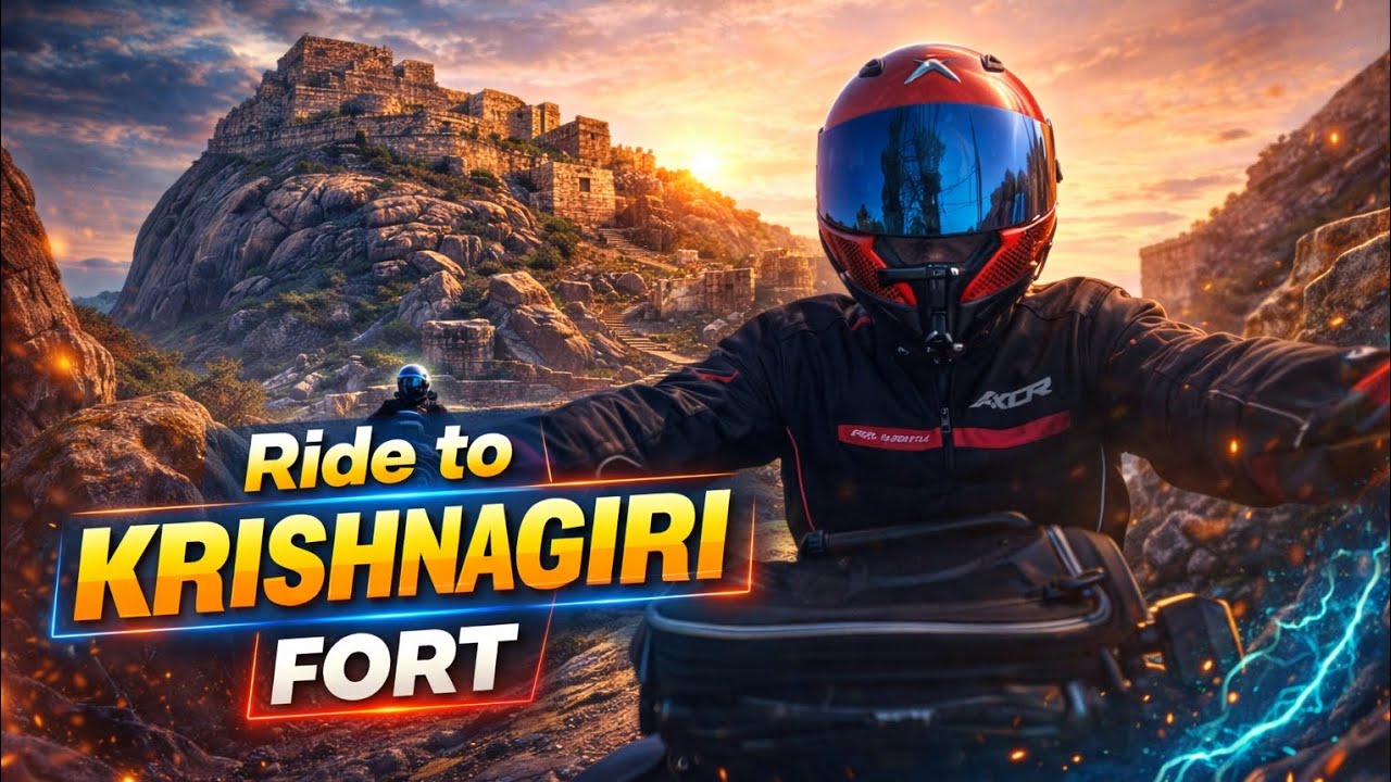 Krishnagiri Fort Ride | One of the Best Hill Rides Near Bangalore
