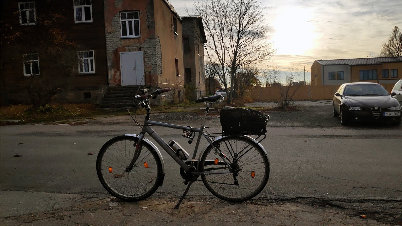 Autumn cycling ride in Tallinn