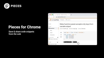 Pieces for Chrome | Save & Share Code Snippets from the sites you love