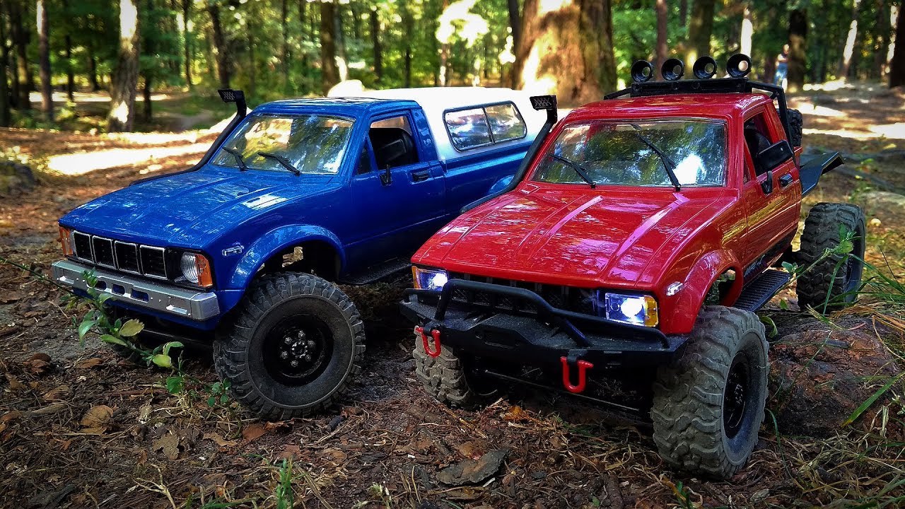 WPL C24(Сток) Против WPL C14(Два мотора)