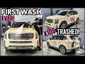 Deep Cleaning the Muddiest Kia Telluride Ever! | Satisfying Disaster Car Detailing Transformation!