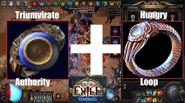 Path of Exile 3.18: Triumvirate Authority + Hungry Loop in Sentinel League - 1052