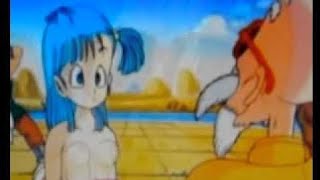 Krilin desnuda a bulma y roshi desangra - escena censurada