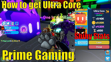 How to get Ultra Core in Mining Simulator 2 | Doggy Backpack Prime Gaming Rewards | Shiny Stats