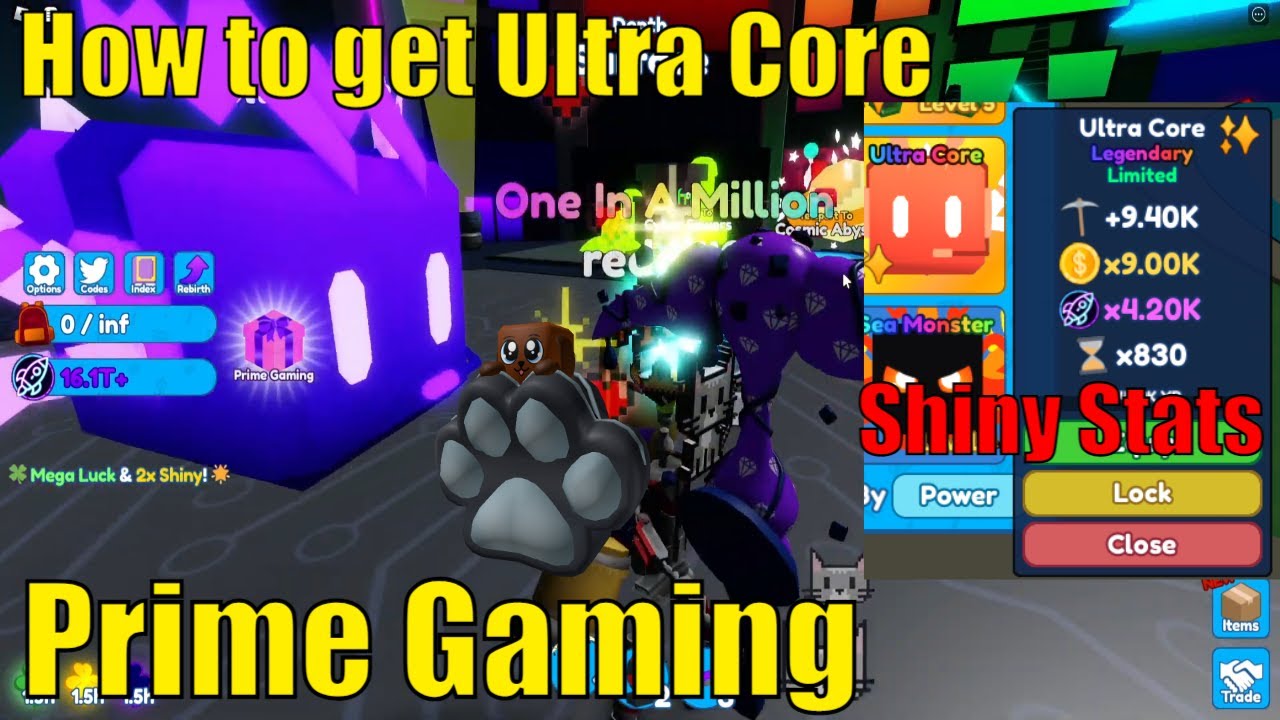 How to get Ultra Core in Mining Simulator 2, Doggy Backpack Prime Gaming  Rewards