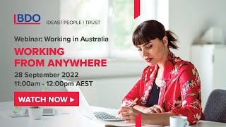 Working in Australia | Working from anywhere