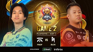 MPL PH S13   PLAYOFFS DAY 1   FNOP vs BLCK   GAME 2 screenshot 5