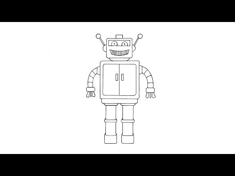 Как поэтапно нарисовать робота: инструкция от EvriKak