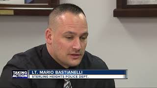 VIDEO: Sterling Heights police officers save man from burning car