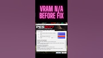 PES 2017 VRAM AND GREYED OUT FIX#shorts #gamingedge #youtubeshorts #pes2017graphic