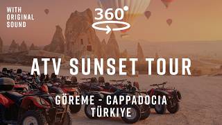 ATV Sunset Tour – Göreme, Cappadocia, Türkiye 🇹🇷 | 360° Adventure Ride | Original Sound