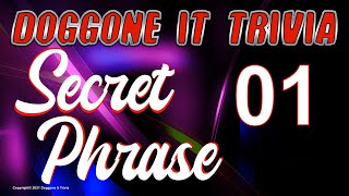 Secret Phrase (2021) - Game 01- Unscramble the phrase from a clue - 10 rounds