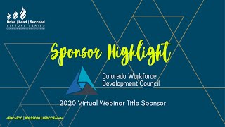 Thank you, Colorado Workforce Development Council!
