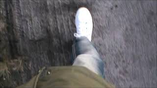 Walking Barefoot In White Adidas Stan Smith