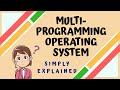 Multi-Programming Operating System | Easy Explaination using Animation