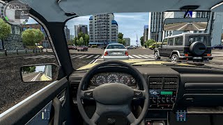 ГАЗ Волга 3110 | City Car Driving [Steering Wheel] - Normal Driving