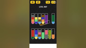 【Water Sort Puzzle】 Level 1687