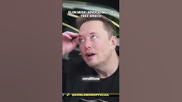 Exploring Free Speech with Elon Musk | The Don Lemon Show Interview Highlights #ElonMusk #DonLemon