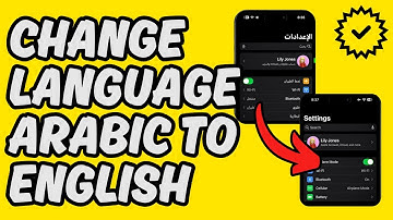 [Easy Guide] Change iPhone Language from Arabic to English