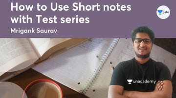 How to Use Short notes with Test series by Mrigank Saurav
