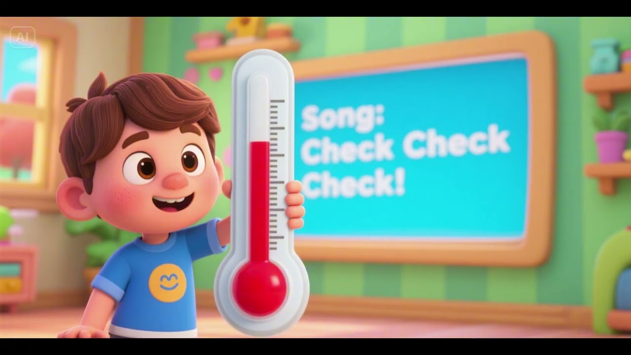 Thermometer Song – Check Check Check! | Nursery Rhymes & Kids Songs