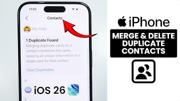 [iOS 26] How to Delete Duplicate iPhone Contacts in Single Click!