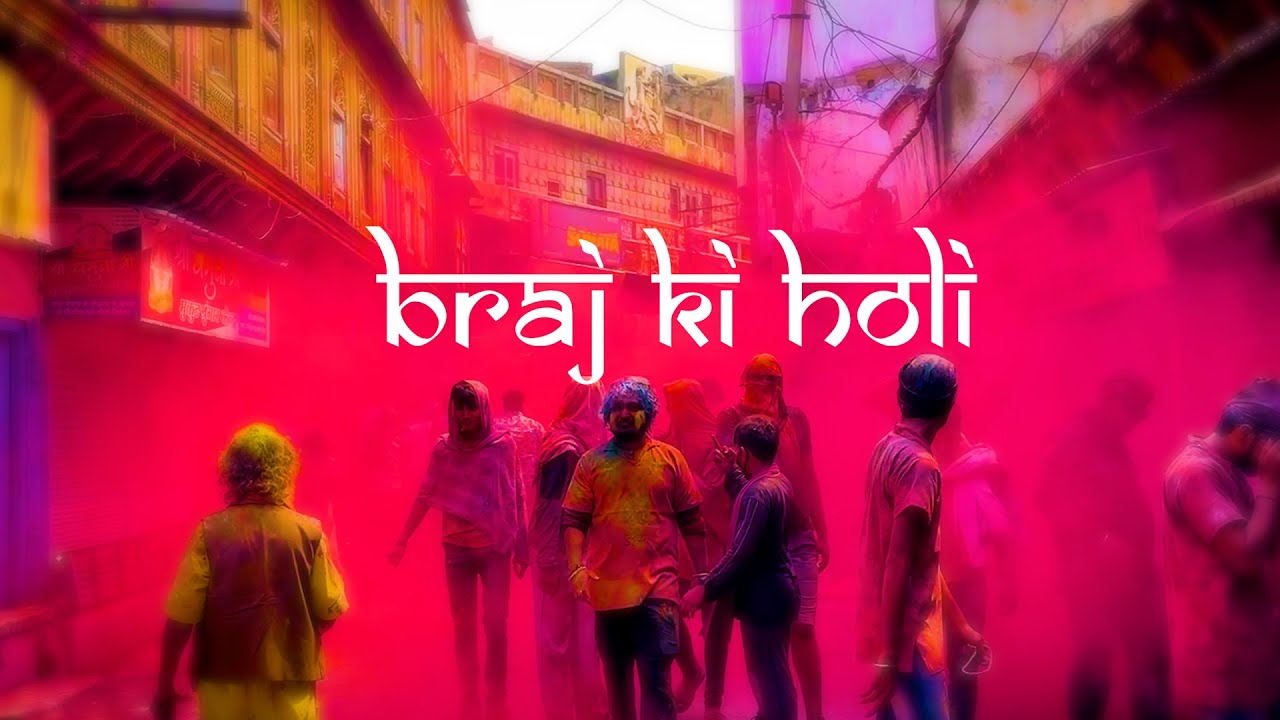 VRINDAVAN HOLI VLOG | Vrindavan - Govardhan - Mathura Holi Vlog | BRAJ KI HOLI