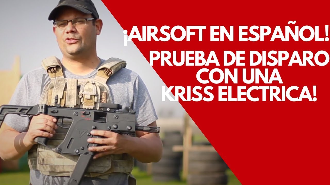 KRISS VECTOR AEG DE KRYTAC - PRUEBA DE TIRO
