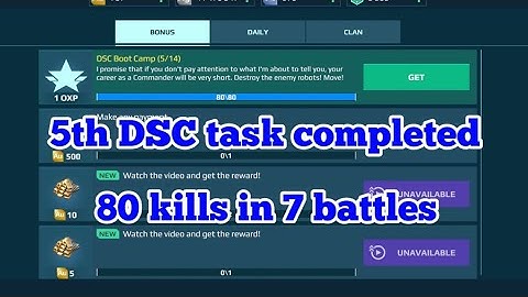 5th DSC Task kills 80 robots in 7 battles War Robots gameplay