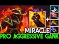 MIRACLE [Ember Spirit] When Pro Aggressive Gank No Mercy 24 Kills Dota 2