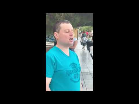 Слепой мужчина спел "Беспечного ангела" Крым "Ария" Беспечный ангел. Степан Гончаренко