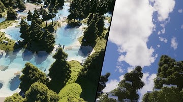 MINECRAFT 2019 - NO CUBES MOD - Continuum 2.1 - Stratum 1024x - Real Life Graphics - 4K