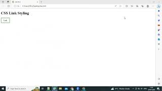 How to style html hyperlink |Styling Links & Buttons | Web Development Tutorials