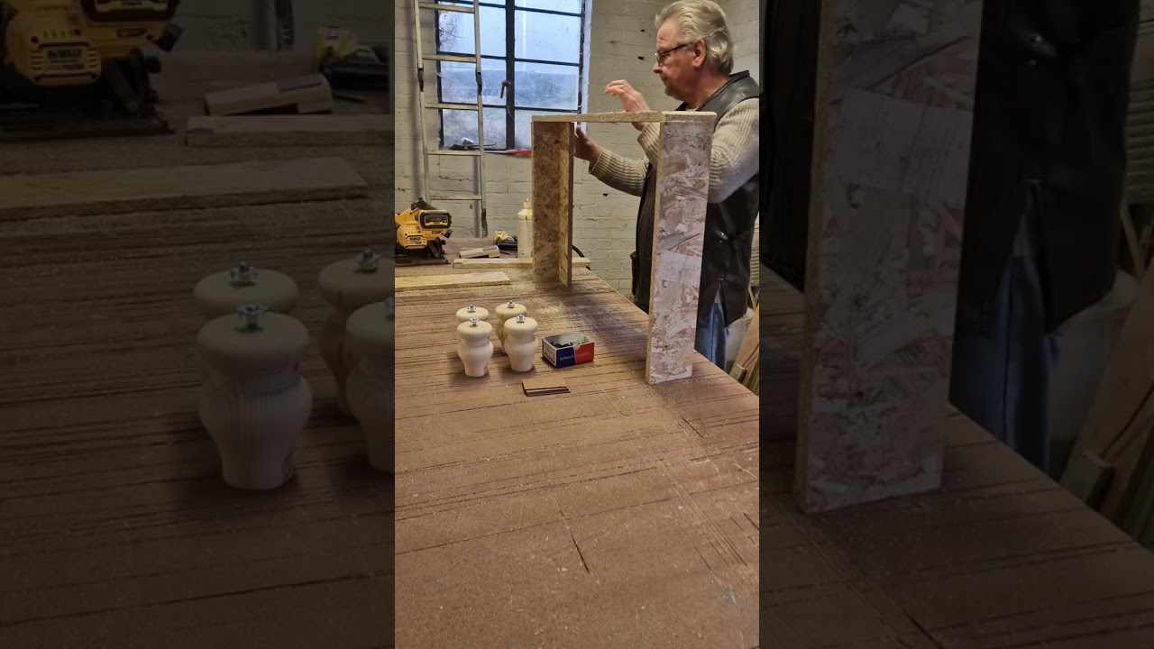 DecoPanther is making stool frames for upholstery. Retired upholsterer making handmade stools