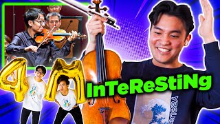 Ray Chen reacts to Twoset Mendelssohn 4M