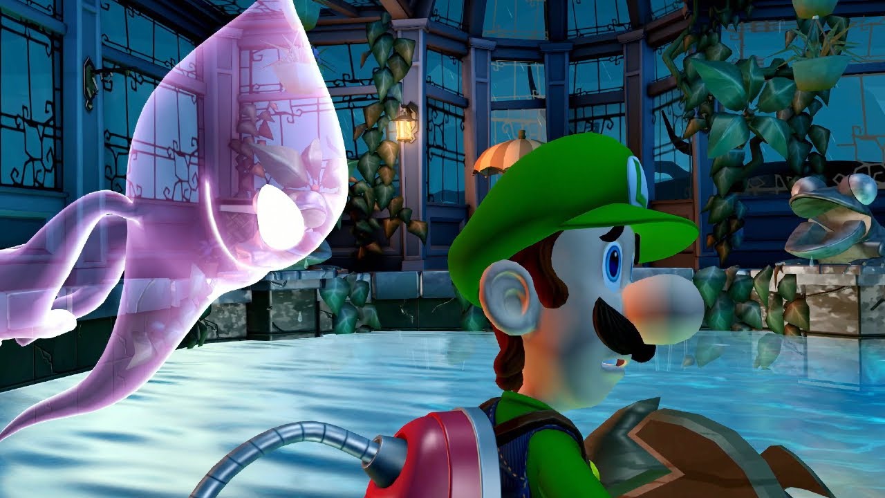 Luigi's Mansion 2 - Luigi Has A Spooky Pool Party With Polterpup! (Part ...