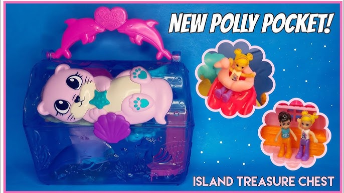 2023 Polly Pocket, Princess Poppy & Branch Trolls Compact Playset