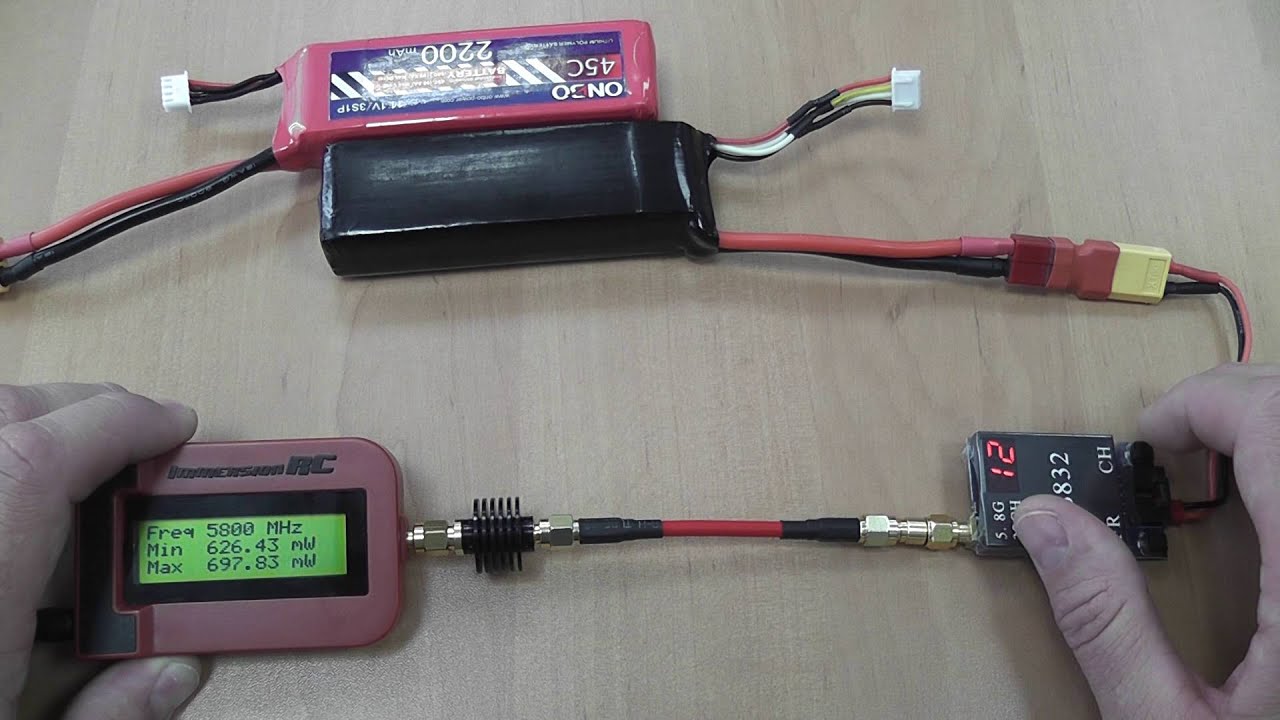 Тест видеопередатчика TS832