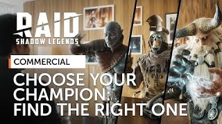 RAID: Shadow Legends | Choose Your Champion | Find The Right One (Official Commercial) (3K) (1440p)