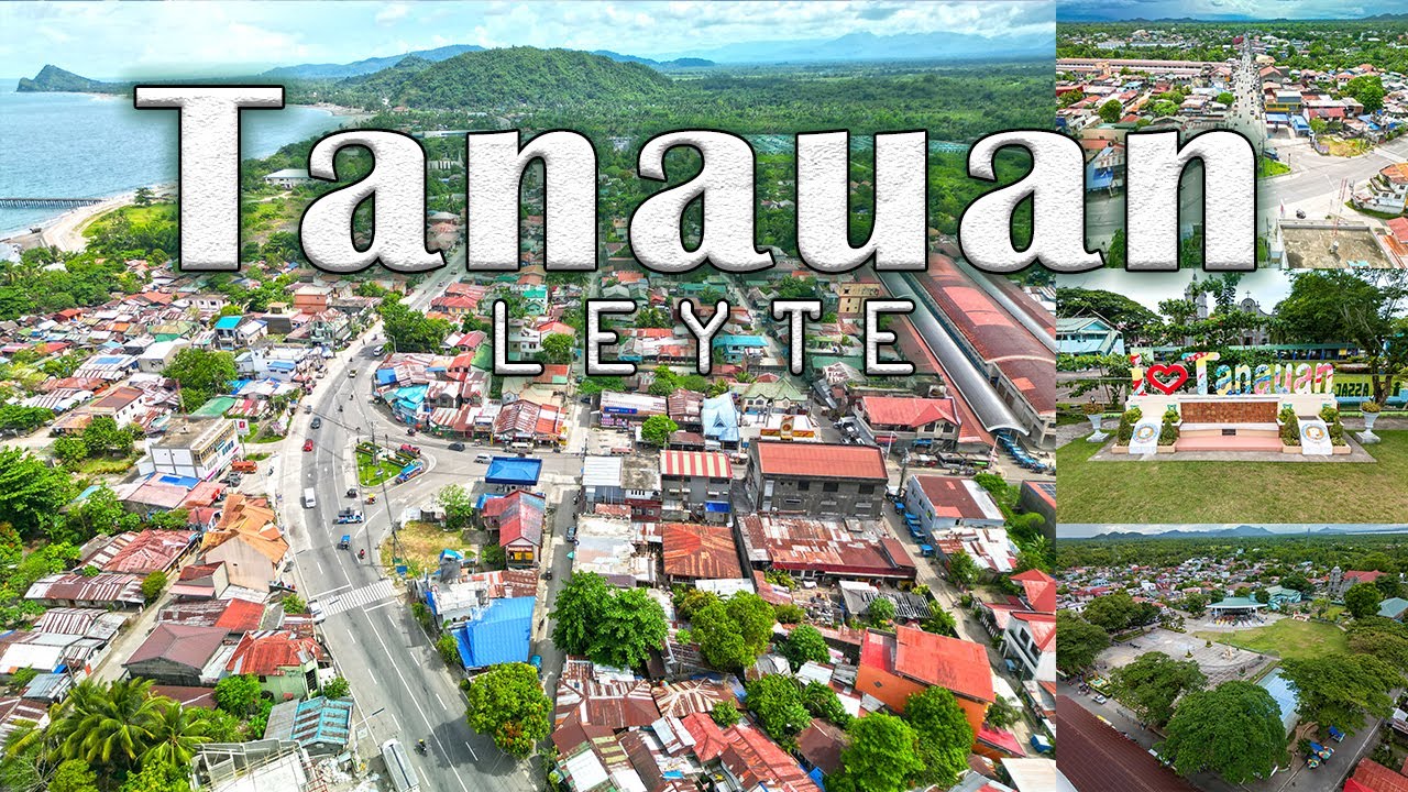 Tanauan Leyte Philippines Aerial Drone View and Motorcycle Tour | Discover This Vibrant Town!